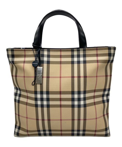 BURBERRY LONDON（バーバリーロンドン）BURBERRY LONDON (バーバリー ロンドン) ハンドバッグ ブラウンの古着・服飾アイテム