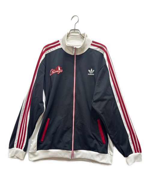 adidas（アディダス）adidas (アディダス) バックプリントトラックジャケット サイズ:2XLの古着・服飾アイテム