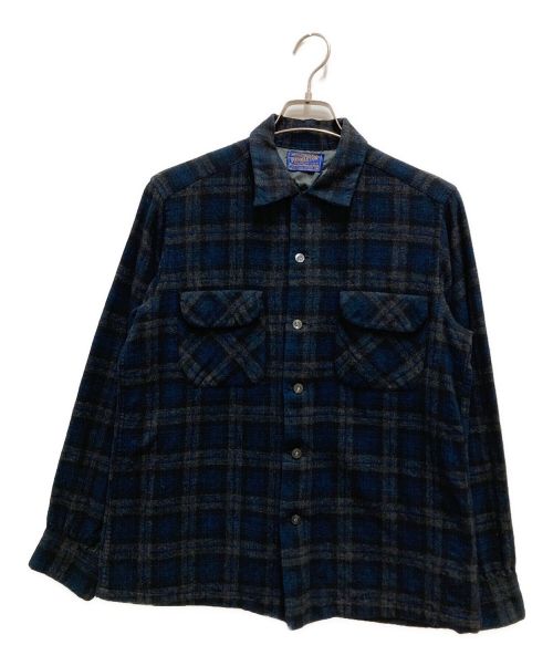 PENDLETON（ペンドルトン）PENDLETON (ペンドルトン) オンブレチェックシャツ ネイビー サイズ:Mの古着・服飾アイテム