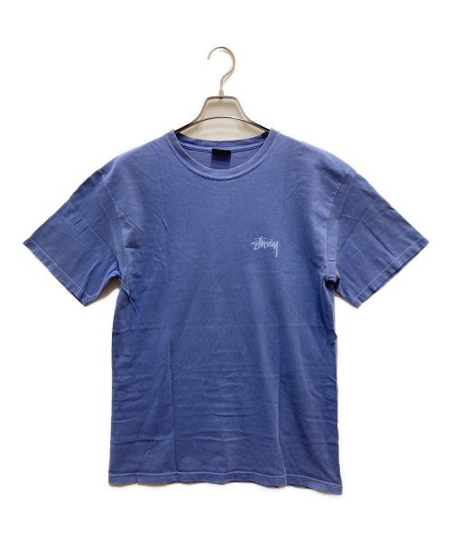 stussy（ステューシー）stussy (ステューシー) プリントTシャツ ブルー サイズ:Mの古着・服飾アイテム