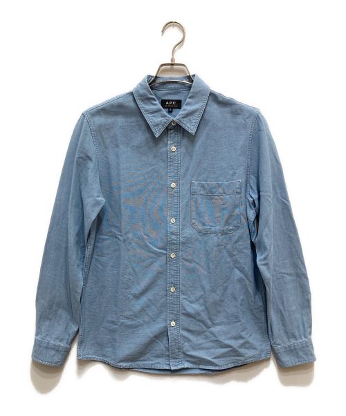 A.P.C.（アーペーセー）A.P.C. (アーペーセー) デニムシャツ スカイブルー サイズ:Sの古着・服飾アイテム