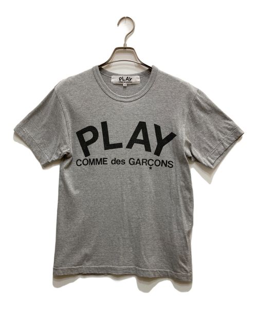 PLAY COMME des GARCONS（プレイ コムデギャルソン）PLAY COMME des GARCONS (プレイ コムデギャルソン) 半袖Tシャツ グレー サイズ:Mの古着・服飾アイテム