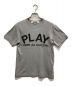 PLAY COMME des GARCONS（プレイ コムデギャルソン）の古着「半袖Tシャツ」｜グレー