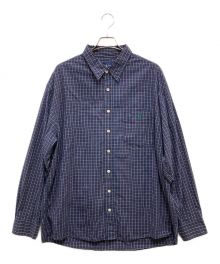 RALPH LAUREN（ラルフローレン）の古着「オーバーサイズシャツ」｜ネイビー