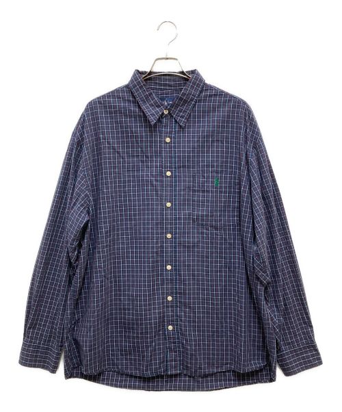 RALPH LAUREN（ラルフローレン）RALPH LAUREN (ラルフローレン) オーバーサイズシャツ ネイビー サイズ:XLの古着・服飾アイテム