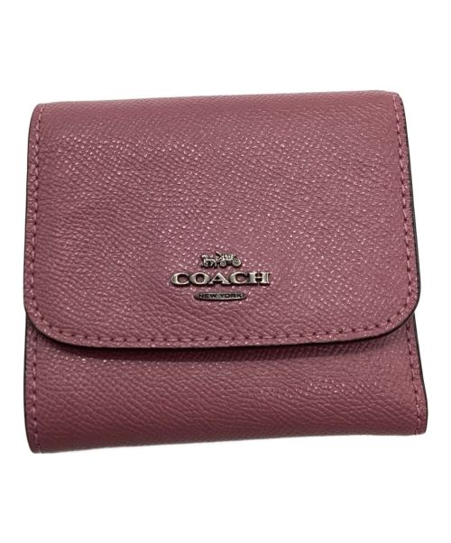 COACH（コーチ）COACH (コーチ) 3つ折り財布 バイオレットの古着・服飾アイテム