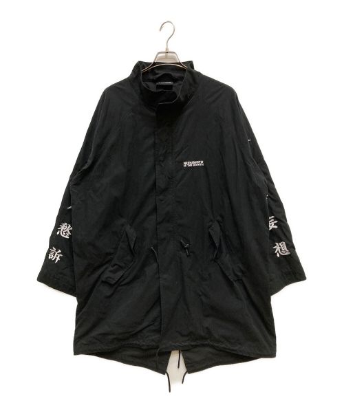 NISHIMOTO IS THE MOUTH（ニシモトイズザマウス）NISHIMOTO IS THE MOUTH (ニシモトイズザマウス) KANJI LONG COAT ブラック サイズ:XL-2XLの古着・服飾アイテム