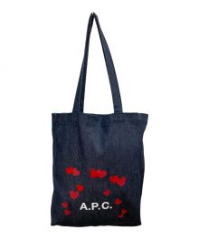 A.P.C.（アーペーセー）の古着「デニムトートバッグ TOTE LOU BLONDIE」｜インディゴ