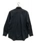 Adam et Rope (アダムエロペ) コットン シルクネップ ルーズシルエット レギュラーカラー シャツ ブラック サイズ:M：8000円