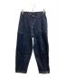 Text(MARKAWARE)（テクスト（マーカウェア））の古着「WIDE PLEATED BAKER DENIM PANTS/ワイドプリーツベイカーデニムパンツ」