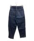 Text(MARKAWARE) (テクスト（マーカウェア）) WIDE PLEATED BAKER DENIM PANTS/ワイドプリーツベイカーデニムパンツ サイズ:M：8000円