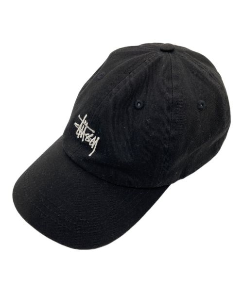 stussy（ステューシー）stussy (ステューシー) ロゴキャップ ブラック サイズ:表記無しの古着・服飾アイテム