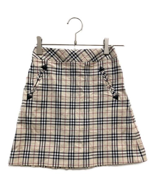 BURBERRY LONDON（バーバリーロンドン）BURBERRY LONDON (バーバリーロンドン) ノバチェックスカート ベージュ サイズ:140cmの古着・服飾アイテム