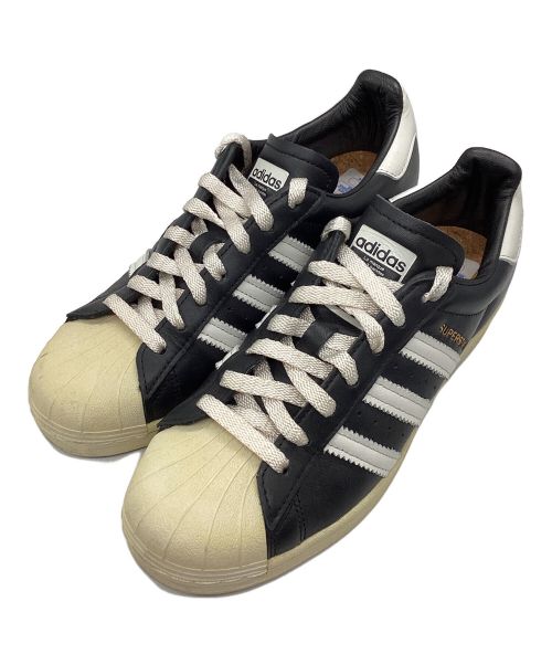 adidas（アディダス）adidas (アディダス) Superstar Black White Sail ブラック サイズ:US7.5の古着・服飾アイテム