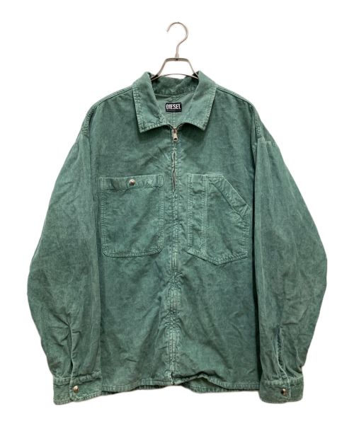 DIESEL（ディーゼル）DIESEL (ディーゼル) S-LYNE JACKET/Sリーンジャケット グリーン サイズ:XLの古着・服飾アイテム