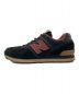 NEW BALANCE (ニューバランス) スウェードスニーカー ブラック サイズ:US8.5：5000円