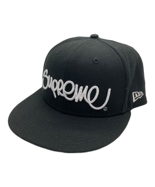 SUPREME（シュプリーム）Supreme (シュプリーム) New Era (ニューエラ) Handstyle New Era Cap ブラック サイズ:60.6㎝の古着・服飾アイテム