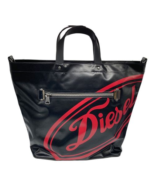 DIESEL（ディーゼル）DIESEL (ディーゼル) CIRCUS CURTY SHOPPING BAG ブラックの古着・服飾アイテム