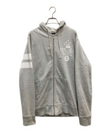 stussy（ステューシー）の古着「ジップパーカー」｜グレー