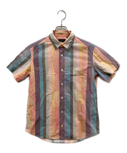 PAUL SMITH（ポールスミス）Paul Smith (ポールスミス) ストライプS/Sシャツ マルチカラー サイズ:Mの古着・服飾アイテム