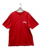 stussyステューシー）の古着「ダイスTシャツ」｜レッド