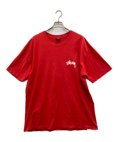 stussy（ステューシー）stussy (ステューシー) ダイスTシャツ レッド サイズ:XLの古着・服飾アイテム