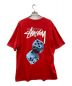 stussy (ステューシー) ダイスTシャツ レッド サイズ:XL：6000円