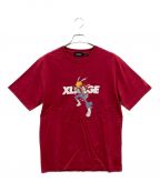 X-LARGEエクストララージ）の古着「半袖Tシャツ」｜レッド