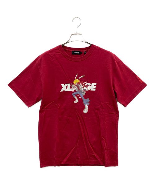 X-LARGE（エクストララージ）X-LARGE (エクストララージ) 半袖Tシャツ レッド サイズ:Lの古着・服飾アイテム