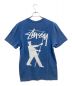 stussy (ステューシー) 半袖Tシャツ ブルー サイズ:M：4480円