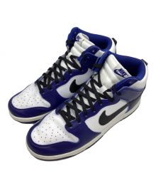 NIKE（ナイキ）の古着「Women's Dunk High "Deep Royal Blue"/ウィメンズダンクハイディープロイヤルブルー」｜ホワイト×ブルー