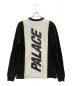 PALACE (パレス) ロングスリーブTシャツ ブラック×ホワイト サイズ:L：5000円