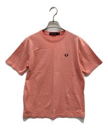 FRED PERRY（フレッドペリー）の古着「Crew Neck T-Shirt」｜ピンク