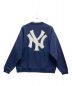 YOUNGER SONG (ヤンガーソング) MLB別注 small logo sweat/エムエルビーベッチュウスモールロゴスウェット ネイビー サイズ:L：5000円