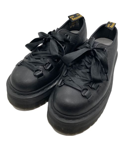 Dr.Martens（ドクターマーチン）Dr.Martens (ドクターマーチン) リボンシューレースレザーシューズ ブラック サイズ:UK6の古着・服飾アイテム