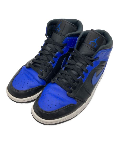 NIKE（ナイキ）NIKE (ナイキ) AIR JORDAN 1 MID/エアジョーダンワンミッド ブルー×ブラック サイズ:28.5cmの古着・服飾アイテム