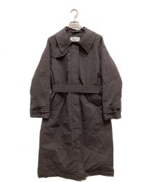 SAYAKA DAVIS×6×1 COPENHAGEN（サヤカ デイヴィス×シックスバイワン コペンハーゲン）の古着「DOWN BALMACAN COAT/ダウンバルマカンコート」｜グレー