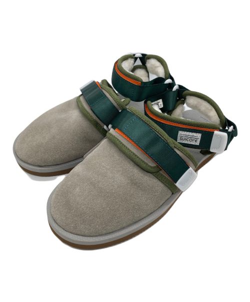 suicoke（スイコック）suicoke (スイコック) ムートンサンダル グレー×グリーン サイズ:27cmの古着・服飾アイテム