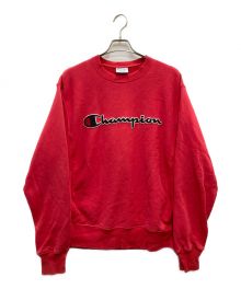 Champion（チャンピオン）の古着「リバースウィーブスウェット」｜レッド