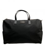 Kate Spadeケイトスペード）の古着「AVENUE FILIPA NYLON WEEKENDER DUFFLE BAG」｜ブラック