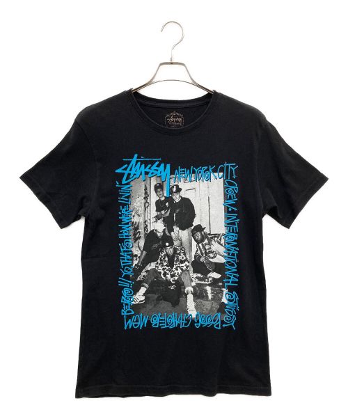 stussy（ステューシー）stussy (ステューシー) NYクルーフォトTシャツ ブラック サイズ:Lの古着・服飾アイテム