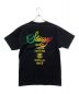 stussy (ステューシー) world Tour Tシャツ/ワールドツアーティーシャツ ブラック×レインボー サイズ:M：5000円