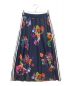 adidas（アディダス）の古着「FLORAL BURST LONG SKIRT/フローラルバーストロングスカート」｜ネイビー