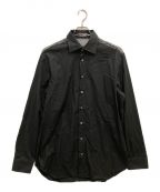 RAF SIMONSラフシモンズ）の古着「Classic shirt with net insert/クラシックｼｬﾂウィズネットインサート」｜ブラック