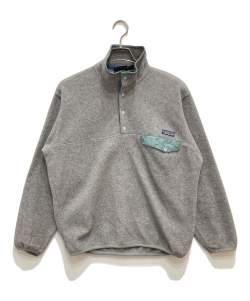 Patagonia SYNCHILLA（パタゴニア シンチラ）Patagonia SYNCHILLA (パタゴニア シンチラ) シンチラスナップTプルオーバー グレー サイズ:Mの古着・服飾アイテム