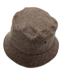 Unlikely（アンライクリー）の古着「Bucket Hat Wool Tweed/バケットハットウールツイード」｜ブラウン