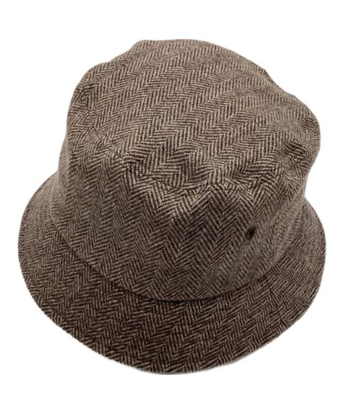 Unlikely（アンライクリー）Unlikely (アンライクリー) Bucket Hat Wool Tweed/バケットハットウールツイード ブラウン サイズ:Free 未使用品の古着・服飾アイテム