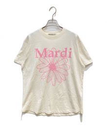 Mardi Mercredi（マルディメクルディ）の古着「プリントTシャツ」｜クリーム