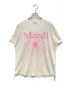 Mardi Mercredi（マルディメクルディ）の古着「プリントTシャツ」｜クリーム