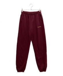 sporty&rich（スポーティーアンドリッチ）の古着「CLASSIC LOGO SWT PT/クラシックロゴスウェットパンツ」｜ボルドー